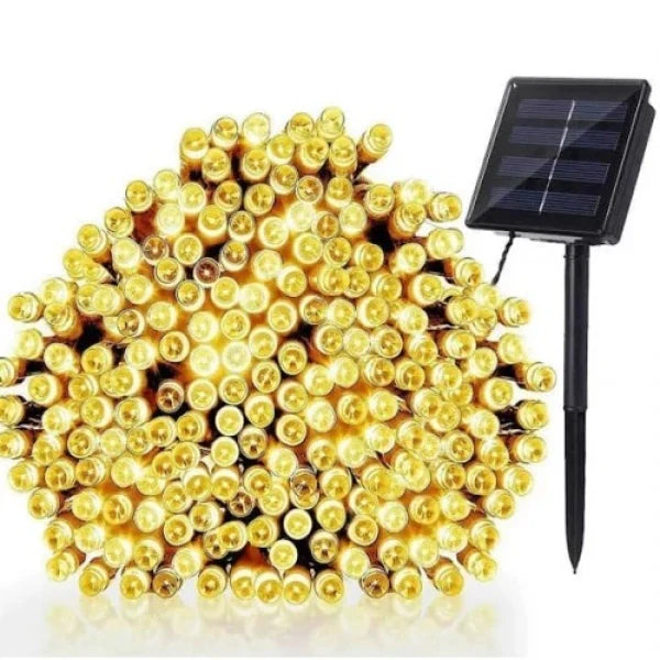 Set 5 x Instalatie solara 100 LED - diferite culori