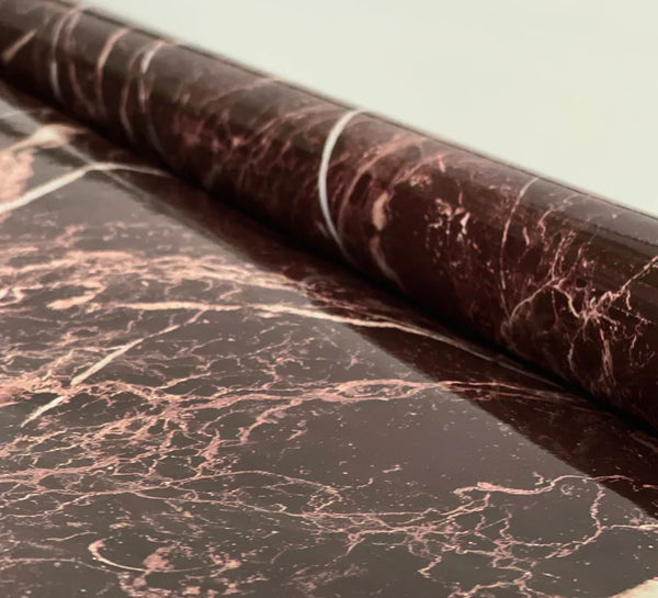 Set 3 x Folie autoadeziva, imitatie marmura 60 x 300 cm, Maro