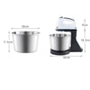 Mixer cu bol inox, putere 200 W, 2L, 7 trepte de Viteze + Set 3 tavi de prajituri, cu baza detasabila si forme diferite