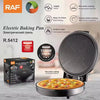 Aparat pentru preparat pizza, RAF R5412, 1100W, termostat reglabil, diametru 30 cm