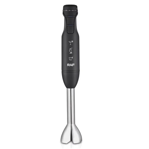 Blender Vertical de Mână, RAF R780, 1500W, 12000 RPM, 4 Lame din Oțel Inoxidabil, 42x6 cm