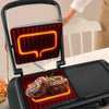 Grill Electric 2 în 1, RAF R2695, 1600W, Grill și Dublu Grill, Material Antiaderent, 49x22x36 cm