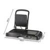 Grill Electric 2 în 1, RAF R2695, 1600W, Grill și Dublu Grill, Material Antiaderent, 49x22x36 cm