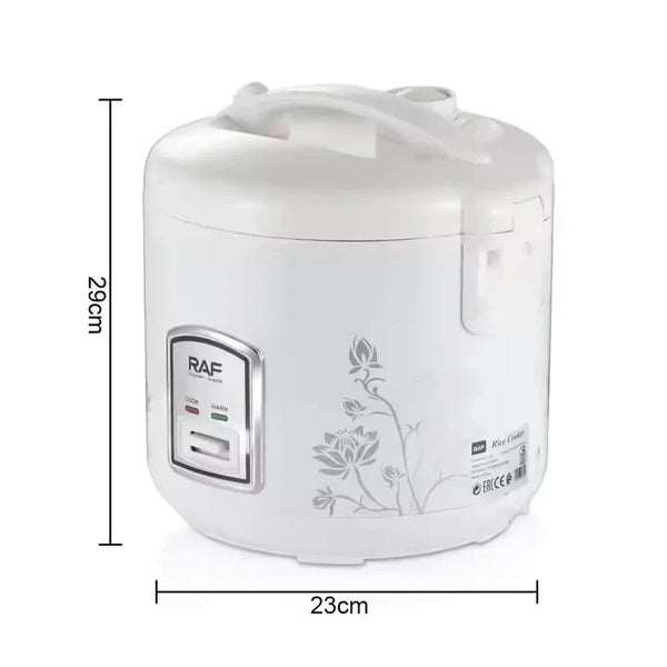 Oala electrica pentru gatit cu aburi rice cooker, RAF R180, 1000 W, 5 L, gatit/incalzit, 23x29 cm