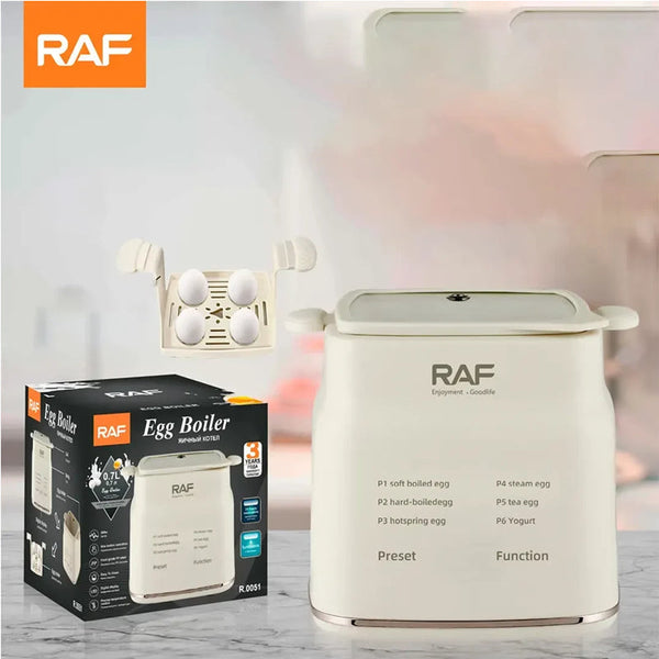 Fierbator de oua RAF R.0051, 300 W, 6 moduri de gatire, Afisaj digital