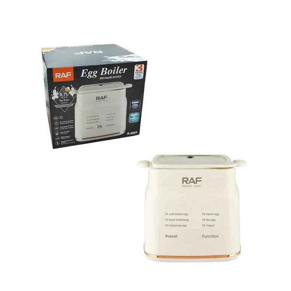 Fierbator de oua RAF R.0051, 300 W, 6 moduri de gatire, Afisaj digital