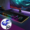 Mouse Pad pentru jocuri RGB (80x30cm) – Impermeabil, antiderapant + Mașină cu telecomanda pentru cățărare pe perete