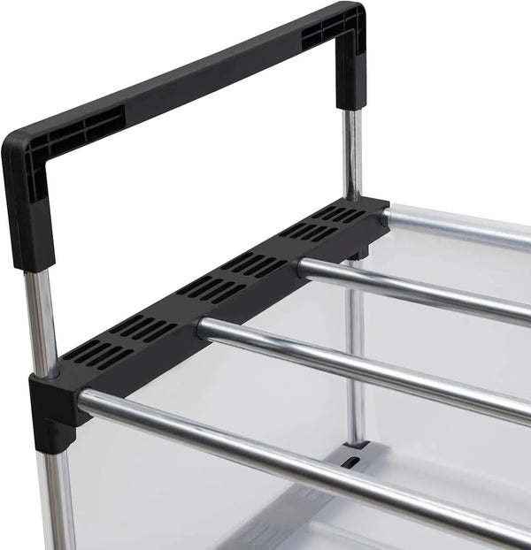 Raft pliabil pentru pantofi cu 5 etaje, design modern, stabil și multifuncțional