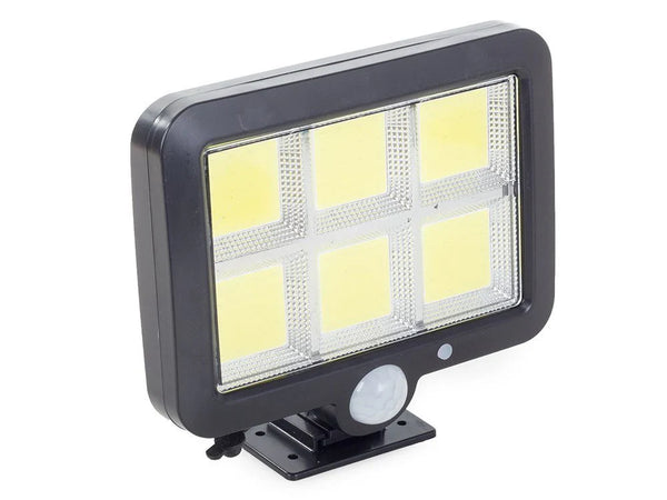Set 4 Lampa 100 Led Cob putere 100W cu incarcare solara si senzor de miscare
