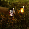 Set 8 x Lampa solara tip torta cu efect flacara 51.5 cm