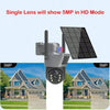 Camera De Supraveghere Cu Panou Solar,4G,Senzor De Miscare,Lentile Duble,4G HD 8MP + CARD 32GB CADOU