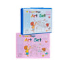 Set Complet de Pictura si Desen cu 208 Piese + Boxa portabila Bluetooth G200, 5W, prindere MagSafe