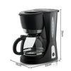Filtru de cafea, Hoffmans HM-3009, electric, 1200W, 1500 ml, Plastic si Sticla, 30x22x16cm, Negru