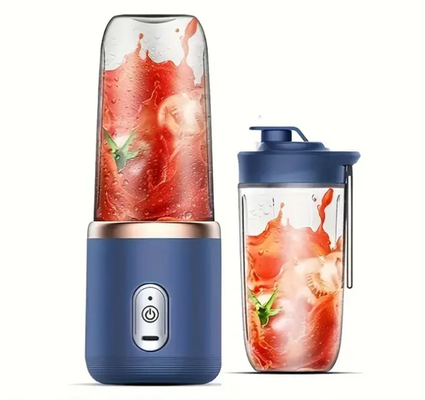 Mini Blender Portabil Juicer Cup, 6 Lame, 400 ml, Incarcare USB, 18650 RPM