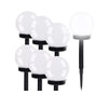 Set 6 lampi solare pentru alei, senzor amurg, LED cu lumina rece, timp de lucru 6 ore