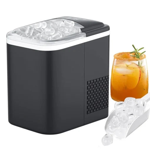 Masina de gheata portabila, Hoffmans HM-9811, 120W, 1.5L, ABS, 32x22x31 cm, negru