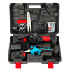Set foarfeca electrica & mini-drujba cu 2 acumulatori, 24 V, 2 Ah, incarcator, accesorii incluse