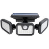 Set 2 x Lampa solara, de exterior cu 3 capete, LED, incarcare solara