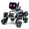 Câine Robot UWOT cu Telecomandă, 8 Roți, Cascadorii, Transformare, Muzică și Lumini LED, USB, 16x25x17 cm