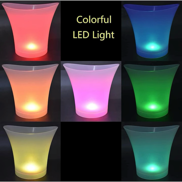 Frapiera de gheata cu LED si difuzor - 7L