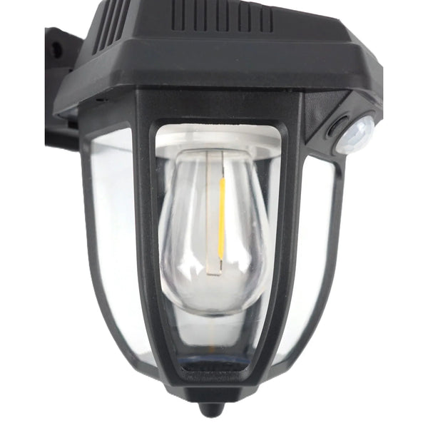 Set 4 Lampa solara LED cu incarcare solara, Pentru terasa, casa si curte, Pornire automata pe timp de noapte