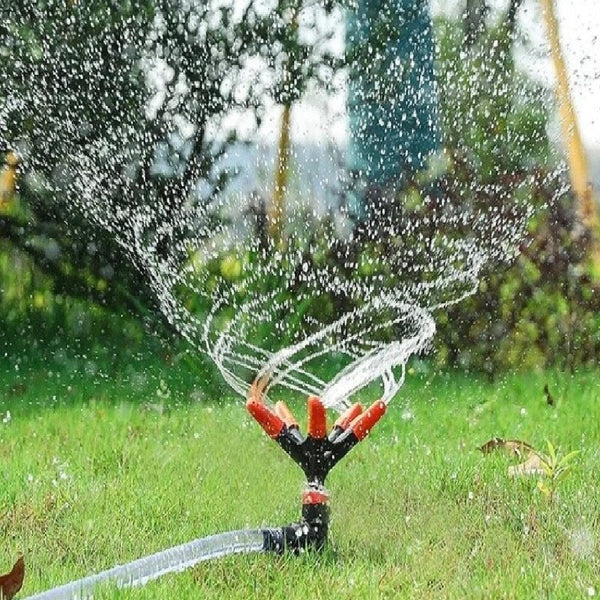 Set 10 x Aspersor rotativ, cu 5 brate, din material plastic