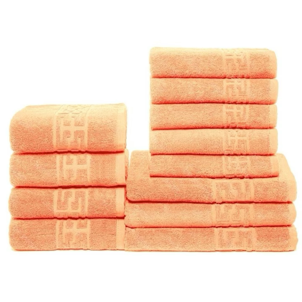 Set 12 Prosoape Maini/Fata/Corp, Bumbac 100%, 550g/m²