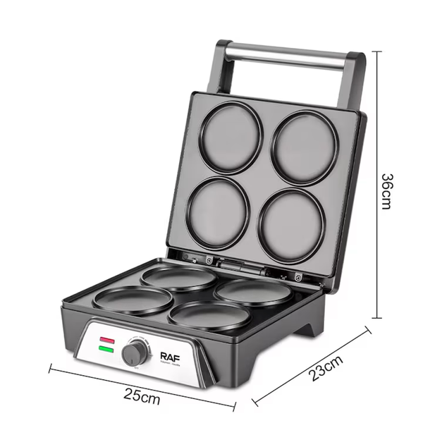 Aparat de clatite RAF, otel inoxidabil, 1600W, 320x300x180mm