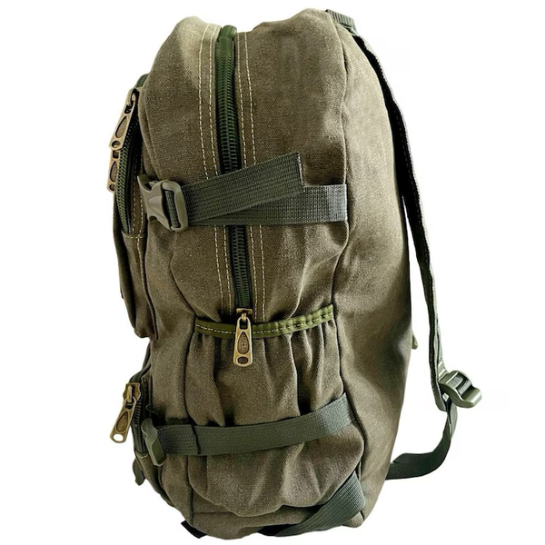 Rucsac militar, 47 x 36 x 17 cm, volum 29 L, Culoare Verde/Negru
