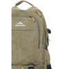 Rucsac munte/drumetie, kaki, 5 compartimente, material textil, 45 l, 60x35x20 cm