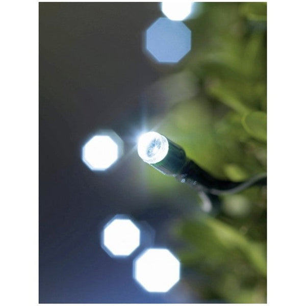 Instalatie solara cu 100 Leduri, 10 m, Alb rece