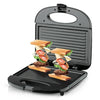 Sandwich maker tip grill, RAF R532T, 750W, placi antiaderente, indicator luminos, incalzire pe ambele parti, negru-argintiu