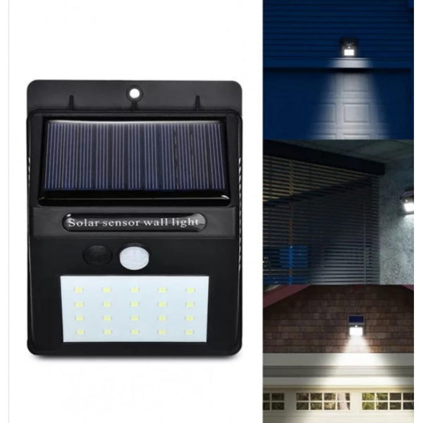 Set 10 Lampi Solare, portabile, cu senzor, 30 LED