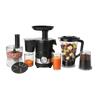 Set Blender 6 în 1 – 450W, Tocator, Mixer, Tel, Stick Blender, Maruntitor, Vas 500ml