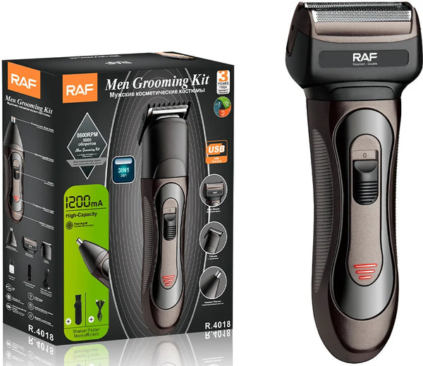 Aparat de Ras Electric RAF R.4018 - tehnologie avansata, Trimmer integration, Incarcare Type-C