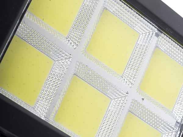 Set 4 Lampa 100 Led Cob putere 100W cu incarcare solara si senzor de miscare