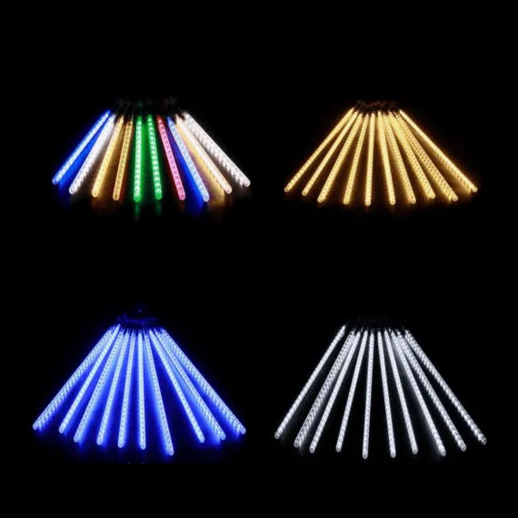 Set 3 x Instalatie cu efect de turturi curgatori LED, efect de ninsoare