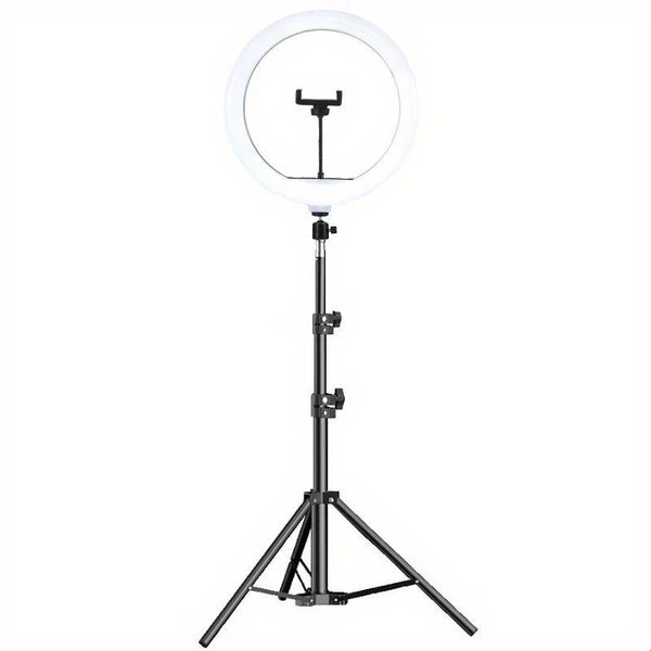 1+1 CADOU Lampa circulara LED cu trepied si suport de telefon