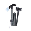 1+1 CADOU Baston telescopic de sprijin pliabil cu lanterna si pivoti stabilizatori
