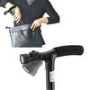 1+1 CADOU Baston telescopic de sprijin pliabil cu lanterna si pivoti stabilizatori