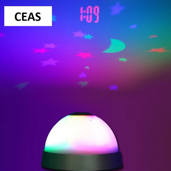 Ceas digital cu proiectie LED 2 in 1