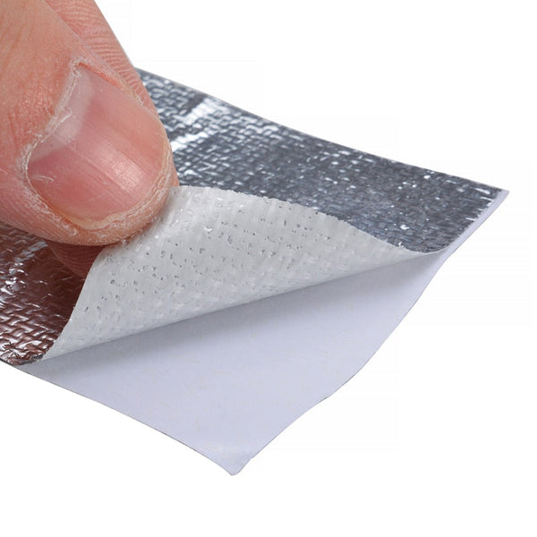 Set 2 x Banda adeziva izolatoare din aluminiu, 10 cm x 5 m