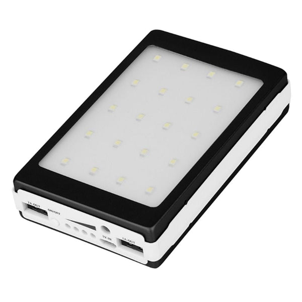 Baterie externa solara 12.000 mah, pentru 2 dispozitive