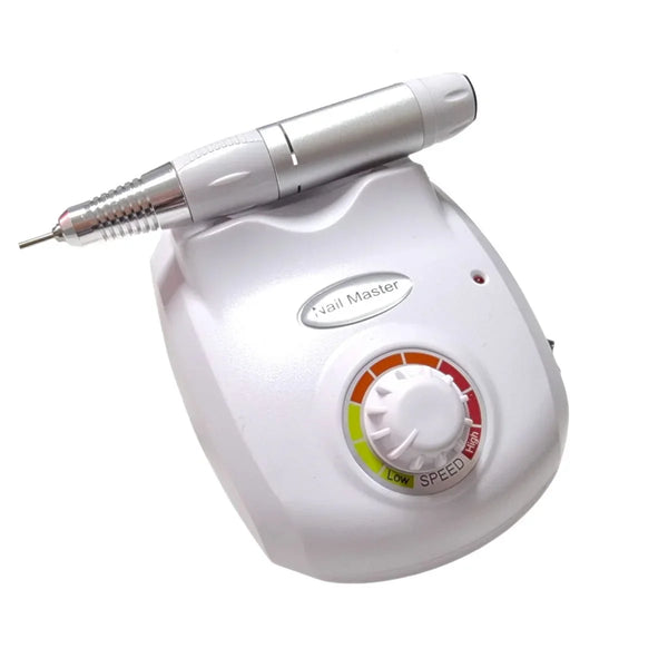 Freza Electrica de Unghii pentru manichiura/pedichiura, doua moduri de utilizare, manual/pedala, 6 capete