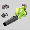 Suflanta de frunze electrica cu 2 Acumulatori, Putere 3500W, 12.000 De Rotatii/min, Volum Aer 2.3 Metri Cubi/Minut, Negru/Verde