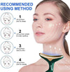 1+1 CADOU Dispozitiv Masaj Facial Multifunctional, 3 Capete Inter-Schimbabile