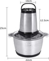 Tocator electric universal, maruntitor cu 4 lame, inox