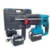 Bormasina cu percutie fara fir, brushless, cu 2 acumulatori, 1850W, 2580 r/min