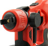 Pistol de vopsit electric 210W cu 3 moduri pulverizare, rezervor 1000ml, 2 baterii 4Ah incluse