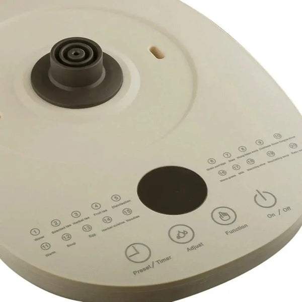 Ceainic Electric RAF 7937, 800W, 1.5l, Sticlă Borosilicată, fără fir, cu programare 24h